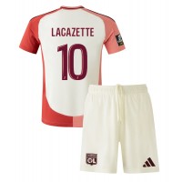 Camiseta Olympique Lyonnais Alexandre Lacazette #10 Tercera Equipación Replica 2024-25 para niños mangas cortas (+ Pantalones cortos)